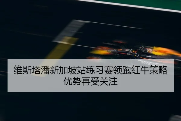 维斯塔潘新加坡站练习赛领跑红牛策略优势再受关注